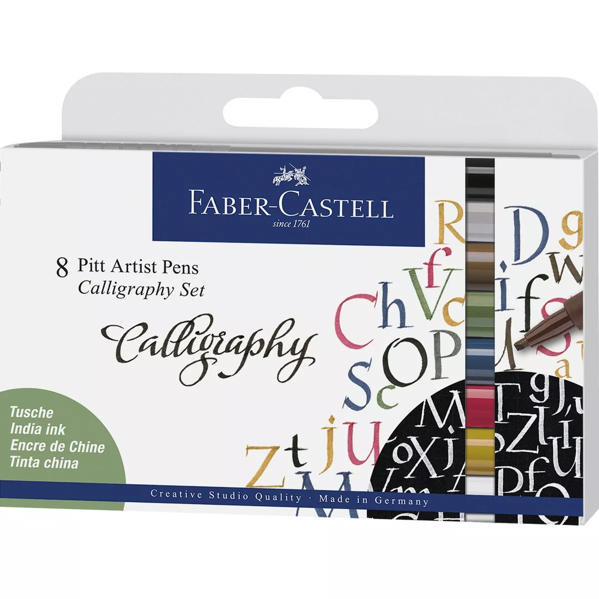 Faber-Castell - Estuche Con 8 Rotuladores Pitt Artist Pen Calligraphy En Oferta Faber-Castell - Estuche Con 8 Rotuladores Pitt Artist Pen Calligraphy Barato