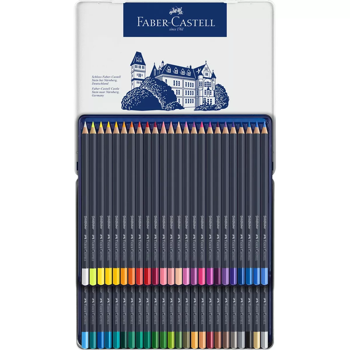 Faber-Castell - Estuche De Metal 48 Lápices Permanente Goldfaber Faber Castell Multicolor En Oferta Faber-Castell - Estuche De Metal 48 Lápices Permanente Goldfaber Faber Castell Multicolor Barato