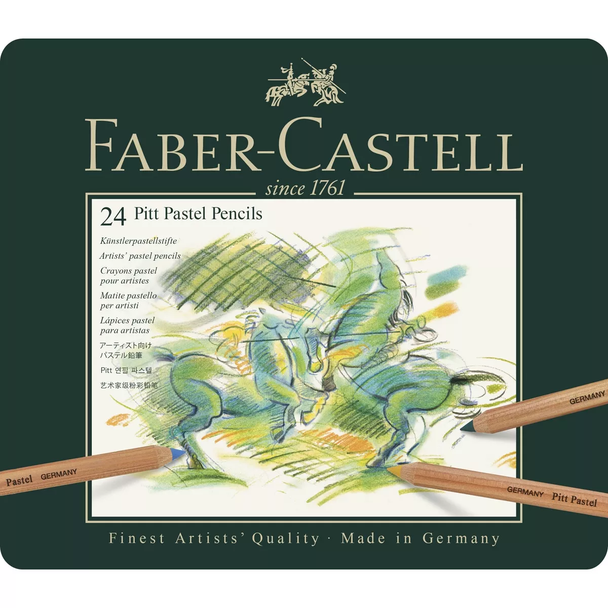 Faber-Castell - Estuche De Metal Con 24 Lápices Pastel Pitt En Oferta Faber-Castell - Estuche De Metal Con 24 Lápices Pastel Pitt Barato