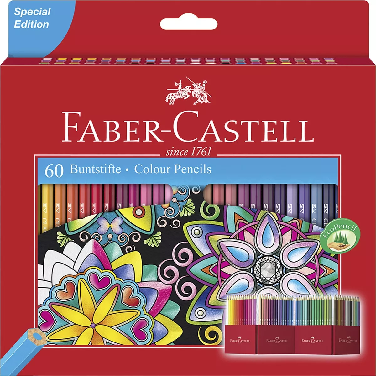 Faber-Castell - Estuche Faber Castell Con 60 Lápices Colores Surtidos En Oferta Faber-Castell - Estuche Faber Castell Con 60 Lápices Colores Surtidos Barato