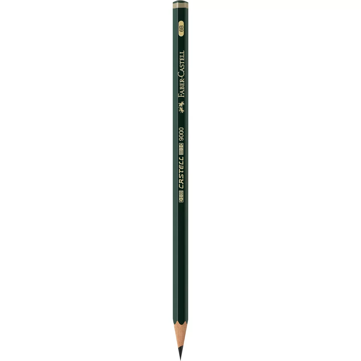 Faber-Castell - Lápiz CASTELL 9000 Graduación 6B Para Escribir Y Abocetar Faber Castell Negro barato