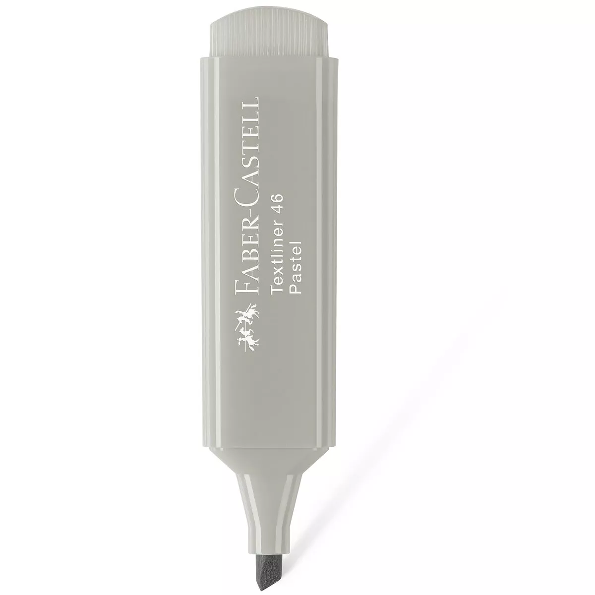 Faber-Castell - Marcador Texliner 46 Pastel Punta Biselada Tinta Al Agua Gris Seda barato