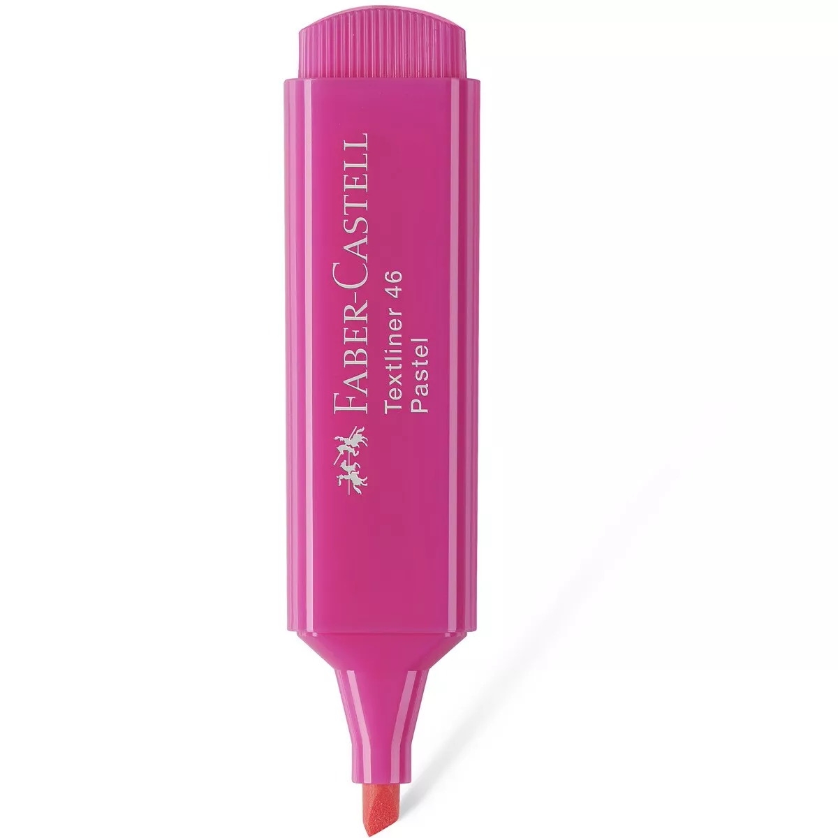 Faber-Castell - Marcador Texliner 46 Pastel Punta Biselada Tinta Al Agua Rosa Púrpura barato
