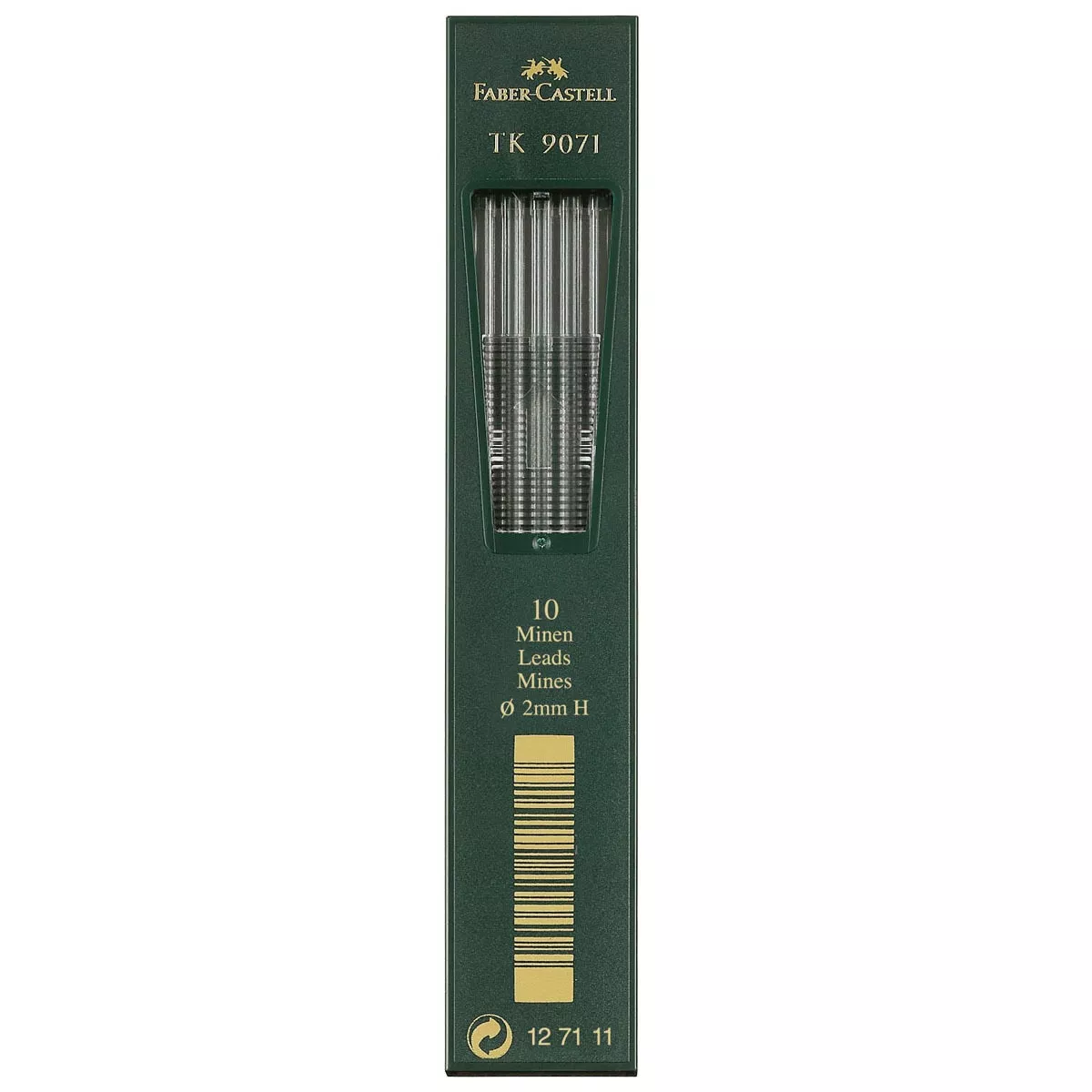 Faber-Castell - Minas TK 9071 Graduación 2H Faber Castell Negro barato