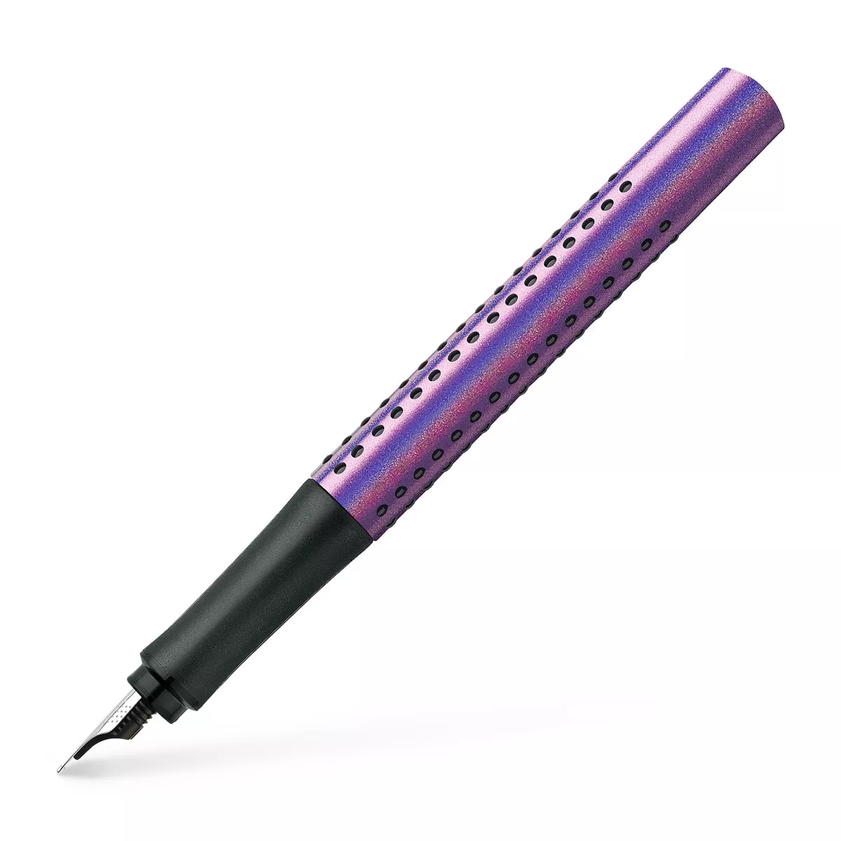 Faber-Castell - Pluma Estilográfica Punta F Grip 2010 GLAM Violeta barato