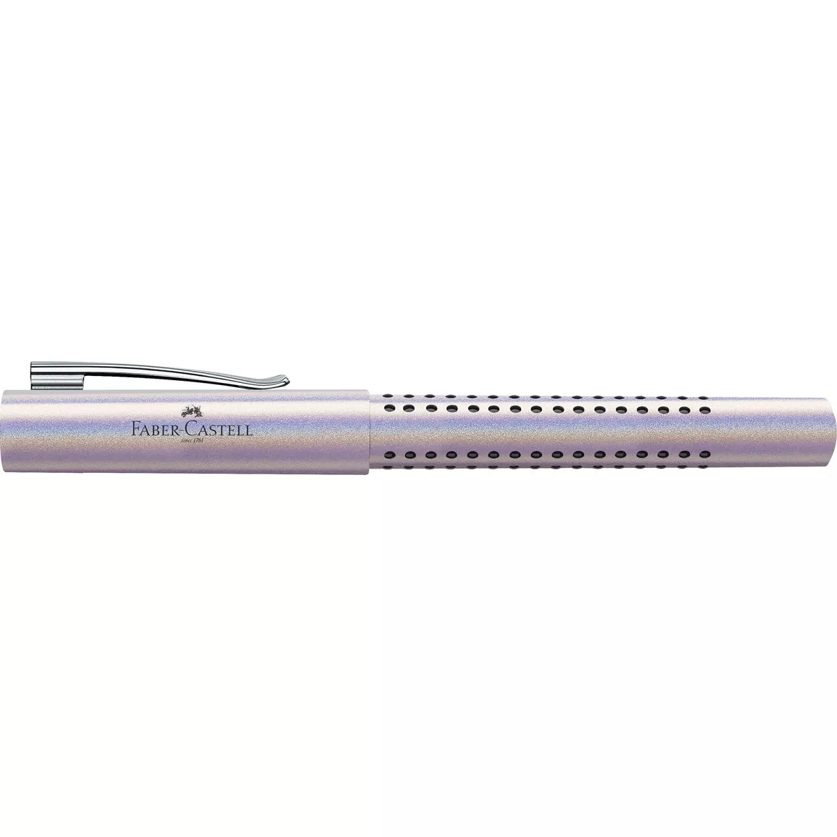 Faber-Castell - Pluma Estilográfica Punta M Grip 2010 GLAM Perla barato