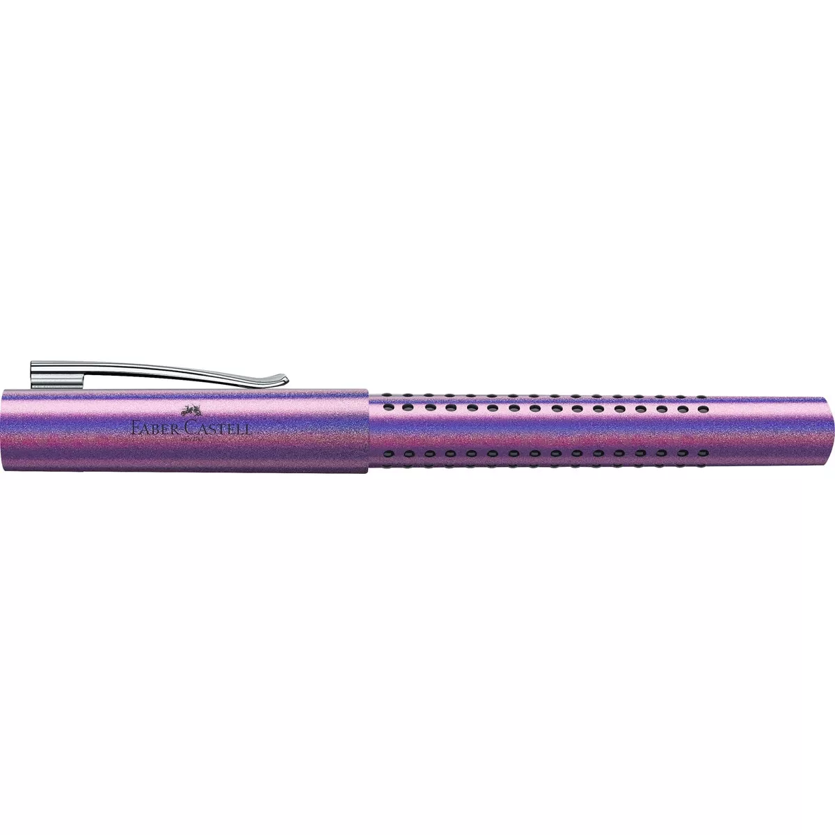 Faber-Castell - Pluma Estilográfica Punta M Grip 2010 GLAM Violeta barato