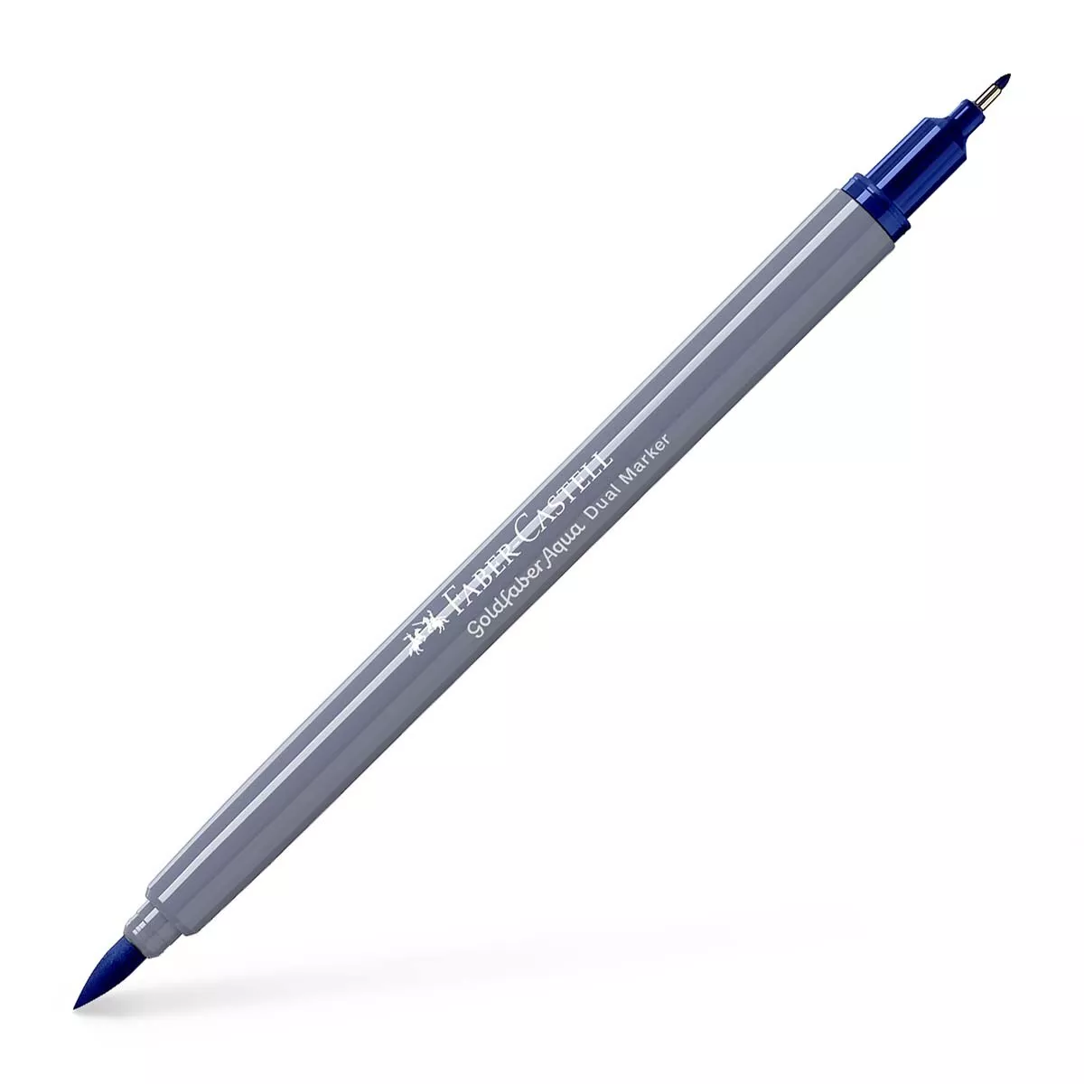 Faber-Castell - Rotulador Goldfaber Aqua Dual Marker Doble Punta Tinta Acuarelable Azul Celeste Rojizo barato