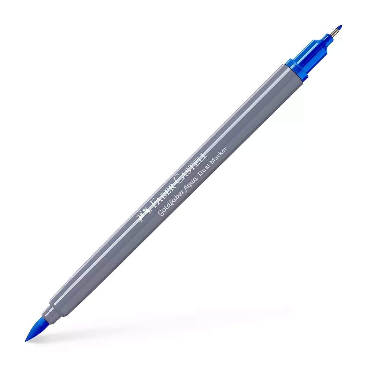 Faber-Castell - Rotulador Goldfaber Aqua Dual Marker Doble Punta Tinta Acuarelable Azul De Ftalocianina barato