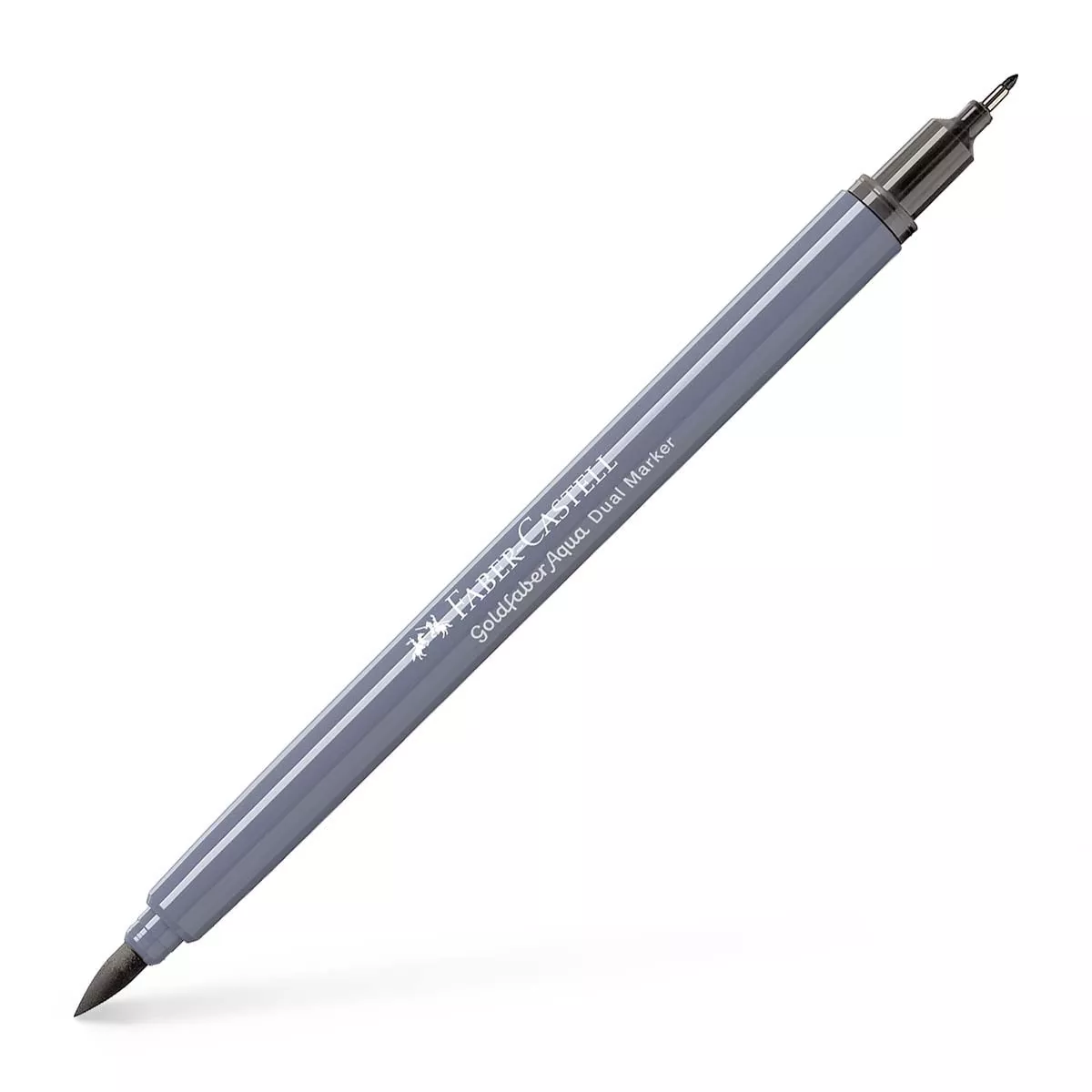 Faber-Castell - Rotulador Goldfaber Aqua Dual Marker Doble Punta Tinta Acuarelable Gris Frio IV barato