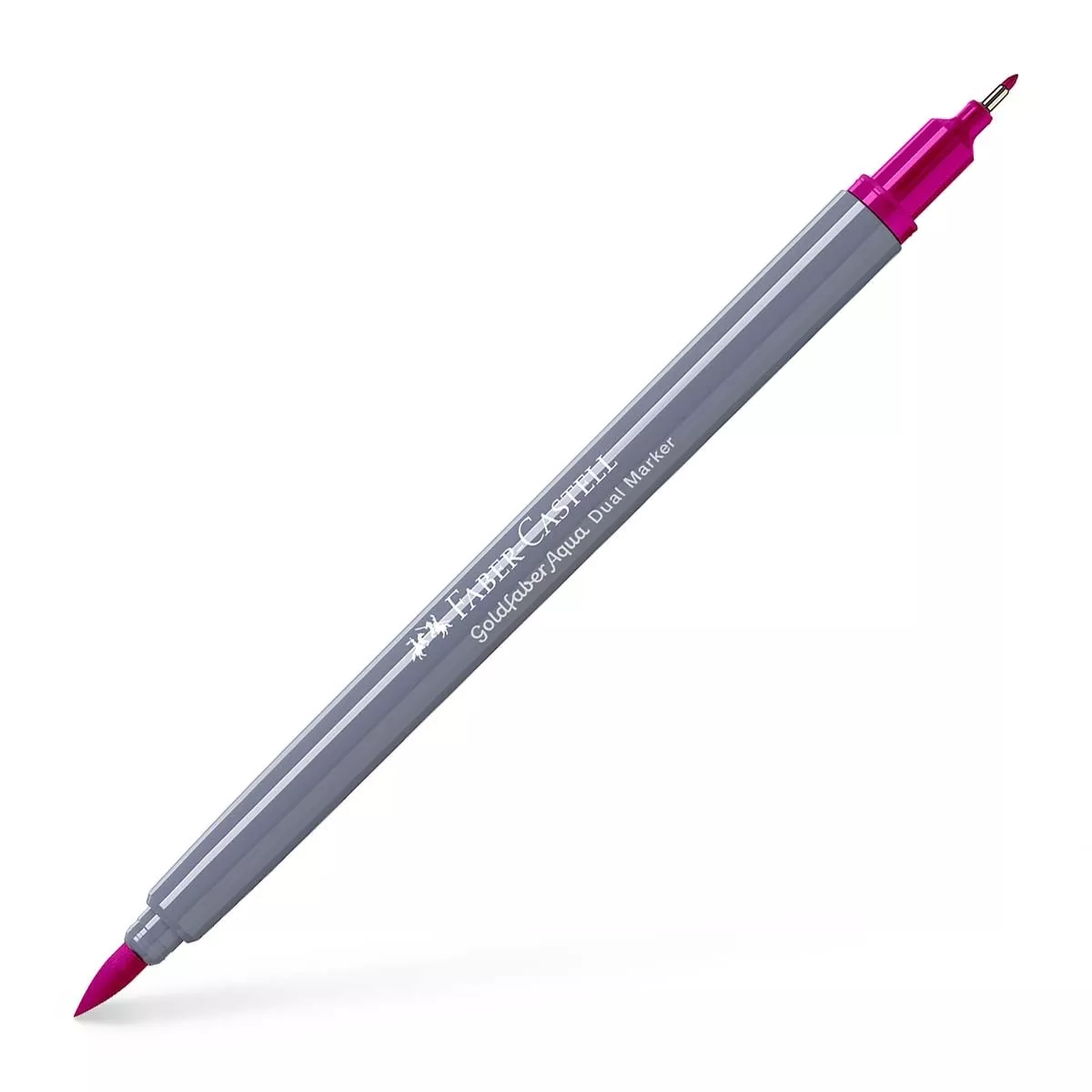 Faber-Castell - Rotulador Goldfaber Aqua Dual Marker Doble Punta Tinta Acuarelable Rosa Purpura Medio barato