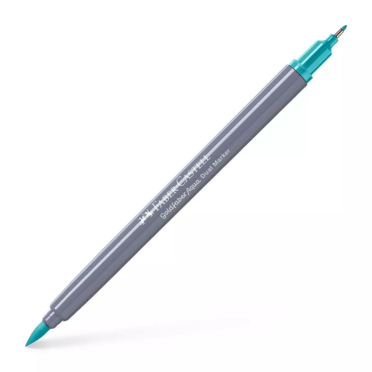 Faber-Castell - Rotulador Goldfaber Aqua Dual Marker Doble Punta Tinta Acuarelable Verde Cobalto Claro barato