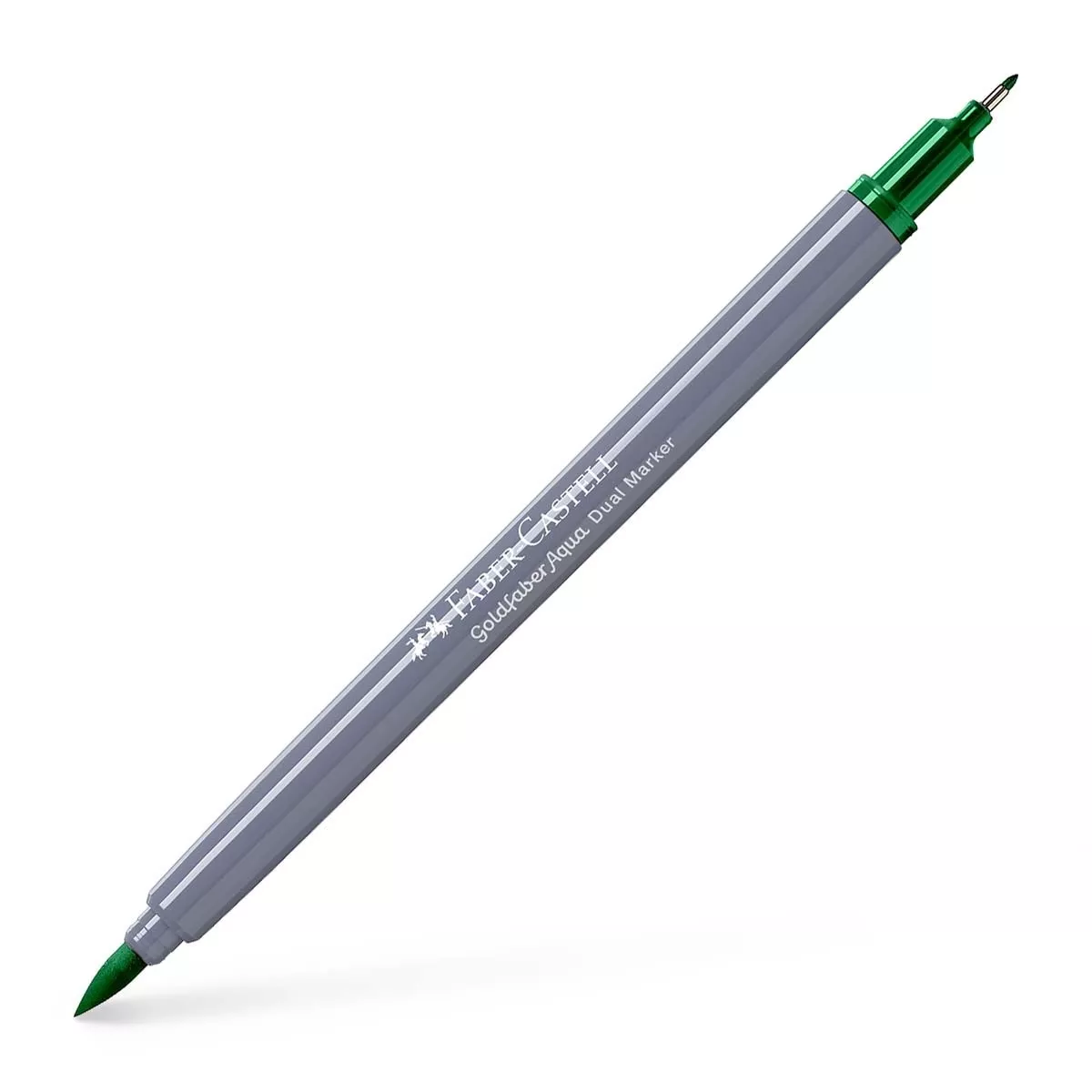 Faber-Castell - Rotulador Goldfaber Aqua Dual Marker Doble Punta Tinta Acuarelable Verde Esmeralda barato