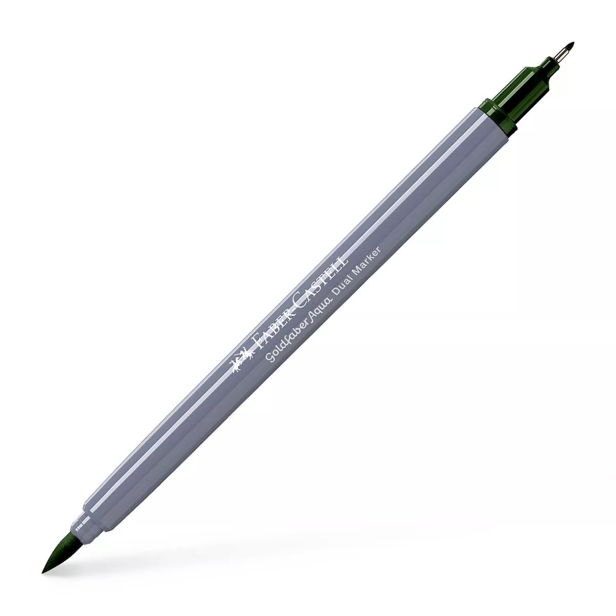 Faber-Castell - Rotulador Goldfaber Aqua Dual Marker Doble Punta Tinta Acuarelable Verde Pino barato