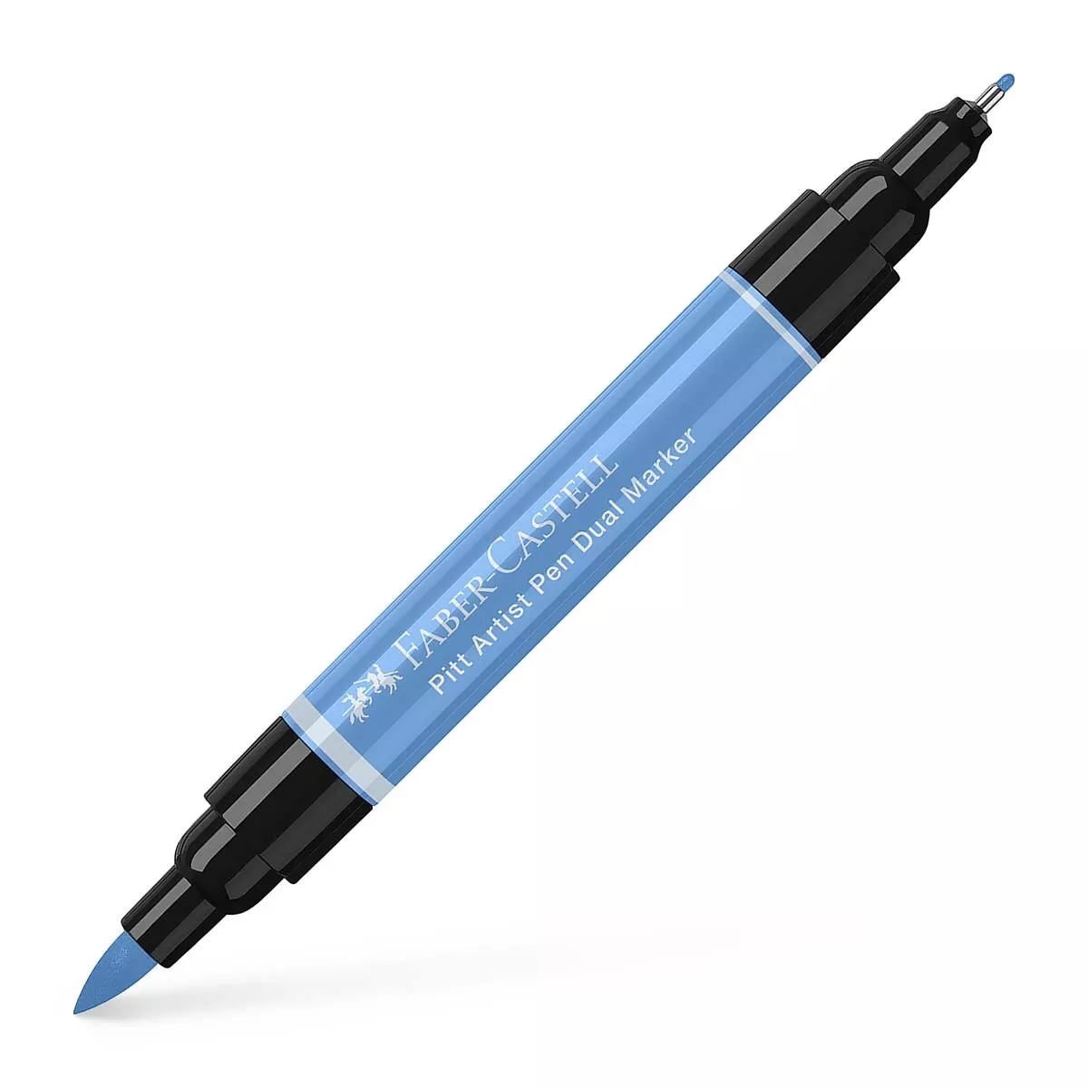 Faber-Castell - Rotulador Pitt Artist Pen Dual Marker Doble Punta Tinta China Azul Esmalte barato