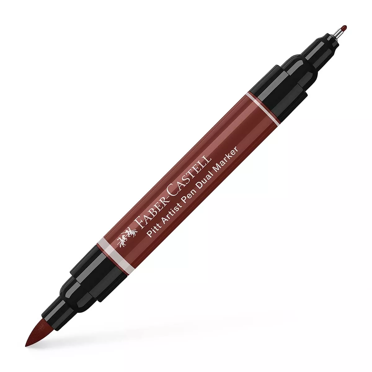 Faber-Castell - Rotulador Pitt Artist Pen Dual Marker Doble Punta Tinta China Rojo Indio barato