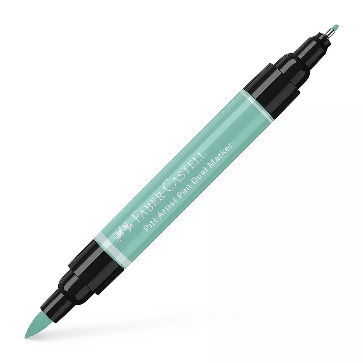 Faber-Castell - Rotulador Pitt Artist Pen Dual Marker Doble Punta Tinta China Verde De Ptalocianina barato