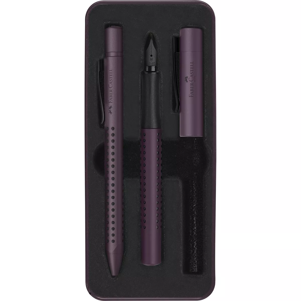 Faber-Castell - Set De Regalo Con Pluma Punta M Y Bolígrafo Con Carga XB Color Frutos Del Bosque barato