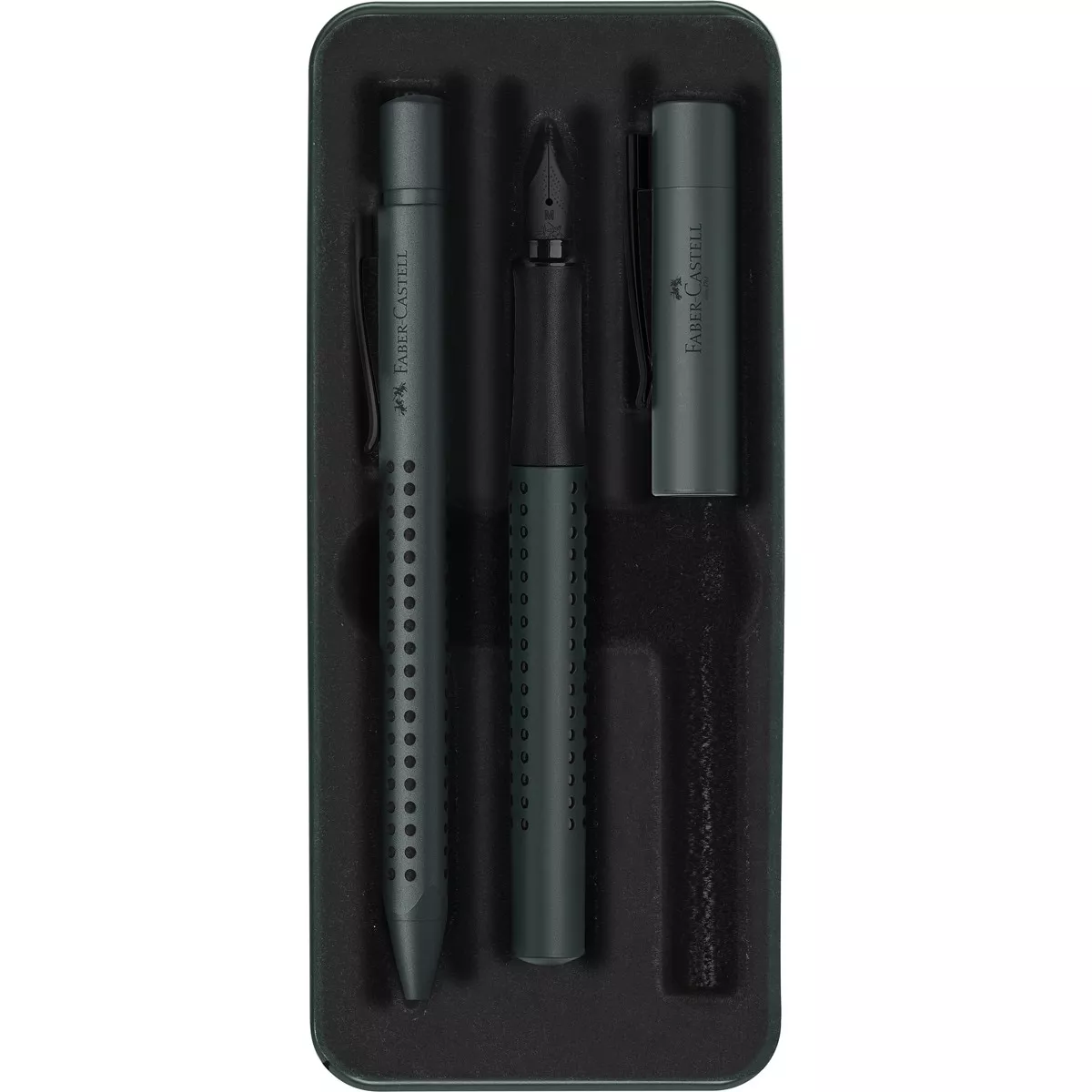 Faber-Castell - Set De Regalo Con Pluma Punta M Y Bolígrafo Con Carga XB Color Muérdago barato