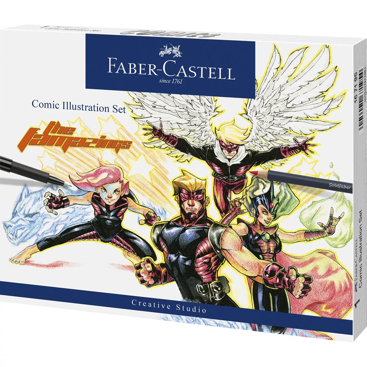 Faber-Castell - Set Para Dibujar Cómics Con 15 Piezas Surtidas barato