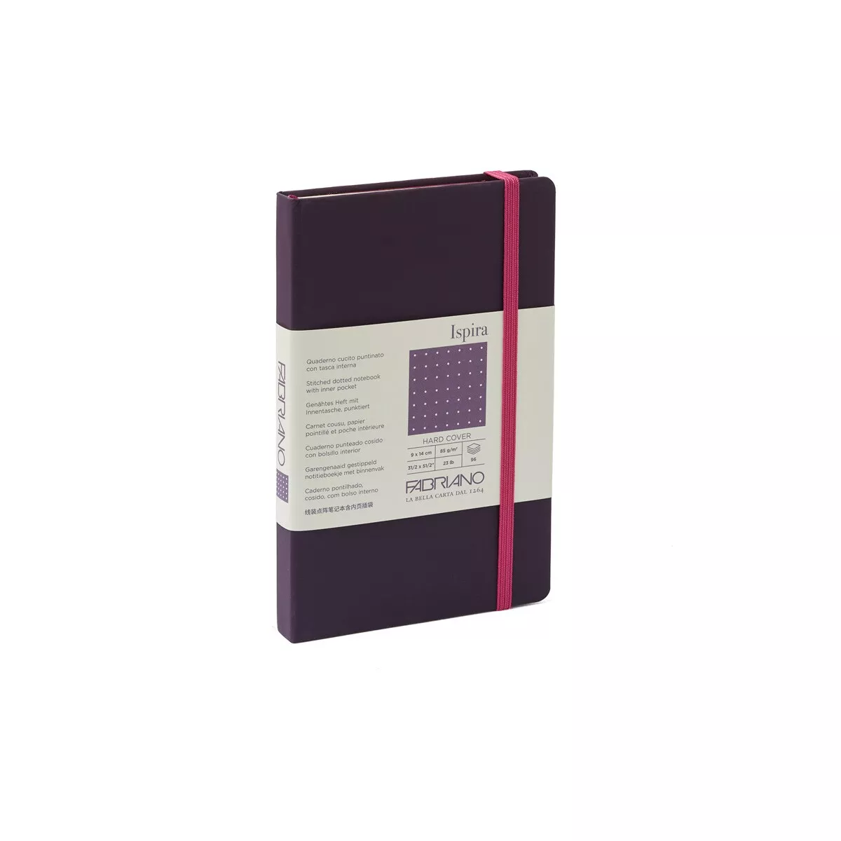 Fabriano Boutique - Cuaderno Ispira Hard 9x14 Puntos Púrpura barato