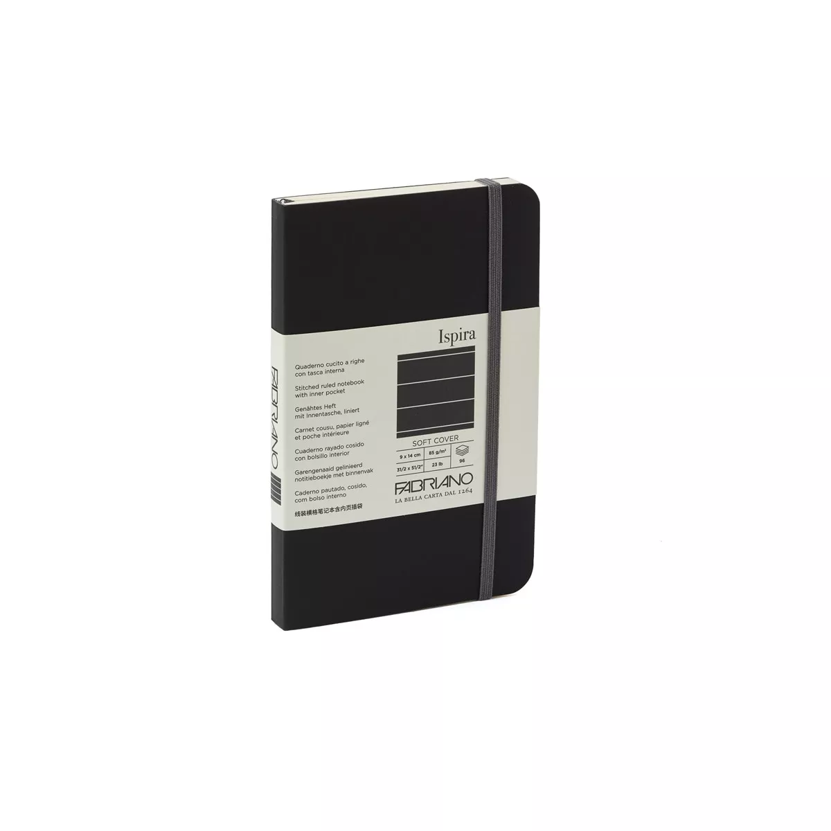 Fabriano Boutique - Cuaderno Ispira Soft 9X14 Líneas Negro En Oferta Fabriano Boutique - Cuaderno Ispira Soft 9X14 Líneas Negro Barato