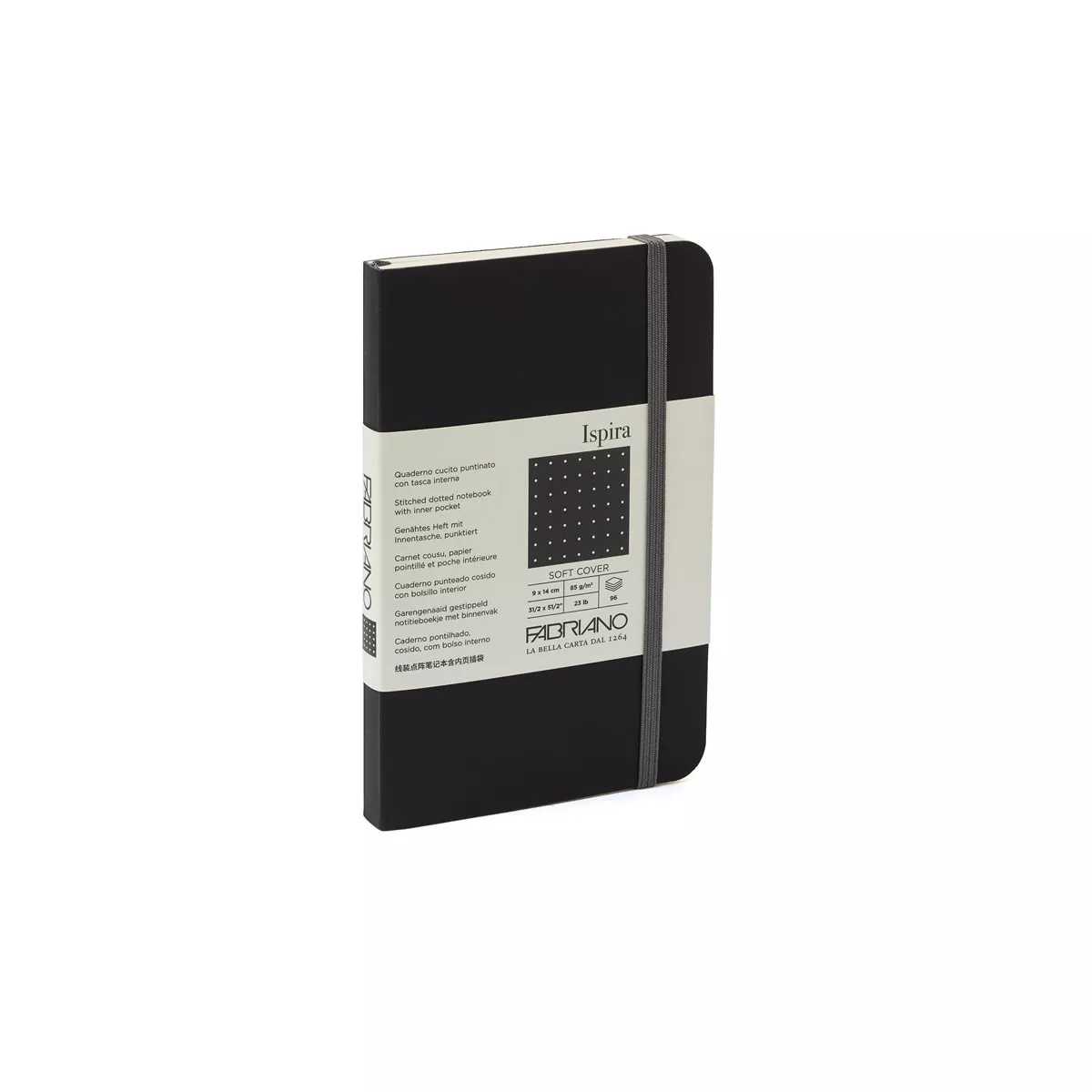 Fabriano Boutique - Cuaderno Ispira Soft 9X14 Puntos Negro En Oferta Fabriano Boutique - Cuaderno Ispira Soft 9X14 Puntos Negro Barato