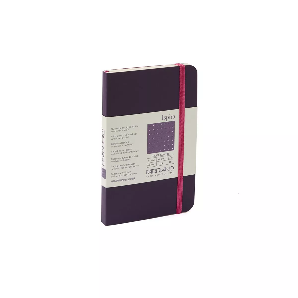 Fabriano Boutique - Cuaderno Ispira Soft 9x14 Puntos Púrpura barato