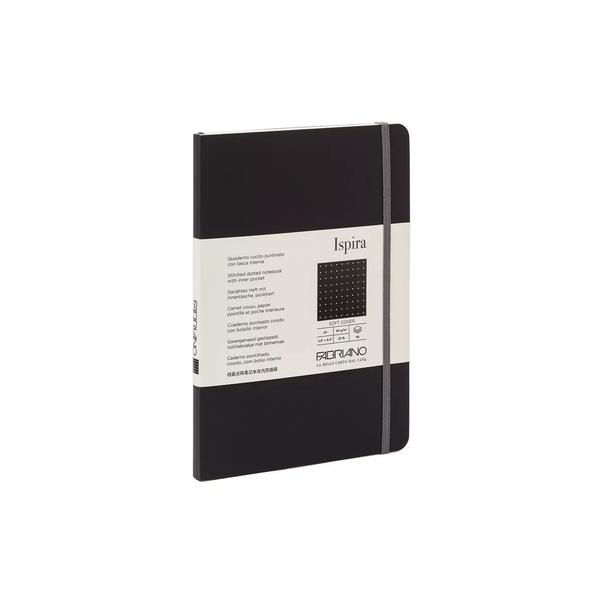Fabriano Boutique - Cuaderno Ispira Soft A5 Puntos Negro En Oferta Fabriano Boutique - Cuaderno Ispira Soft A5 Puntos Negro Barato
