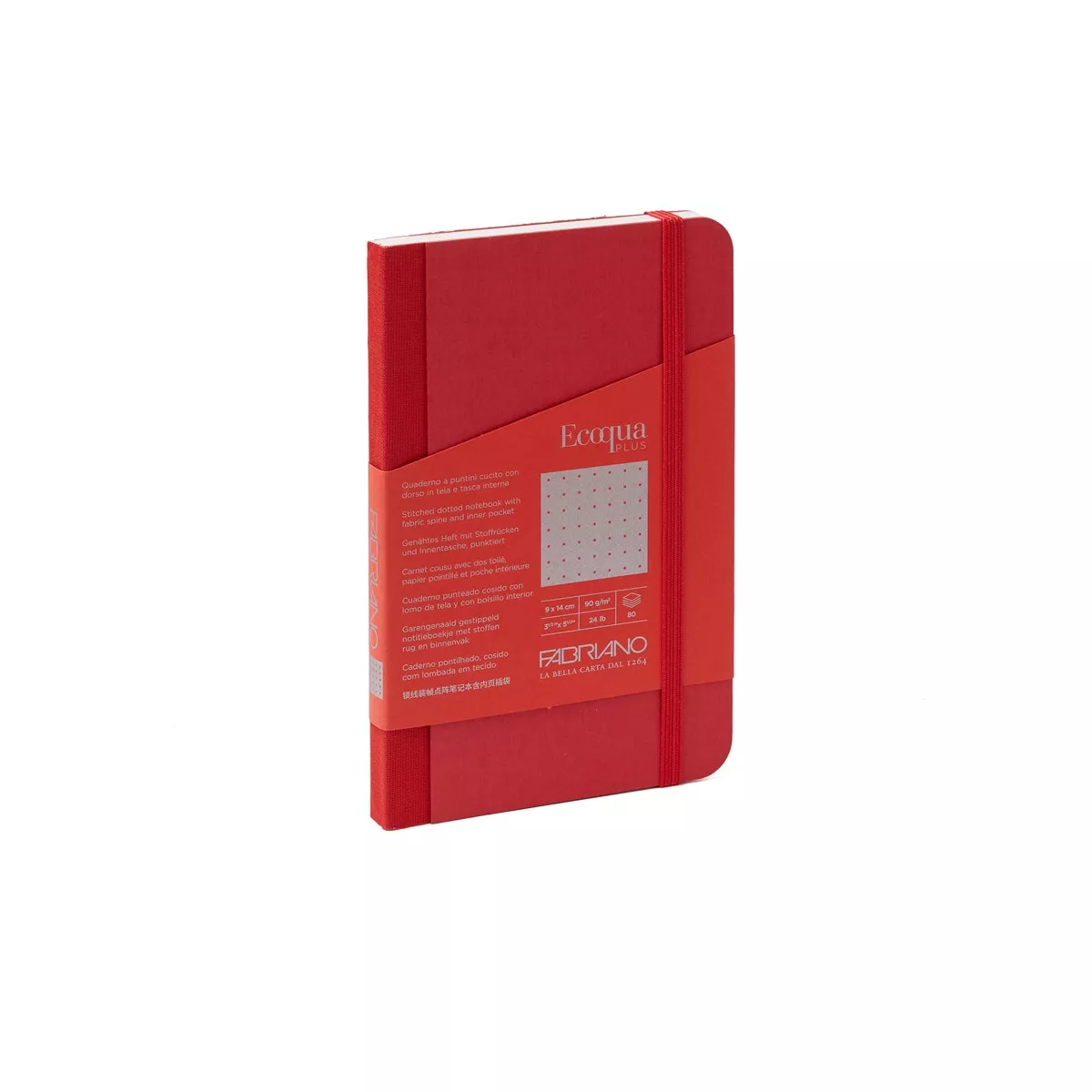 Fabriano Boutique - Libreta 9x14 Puntos Tejito Ecoqua Plus Rojo barato
