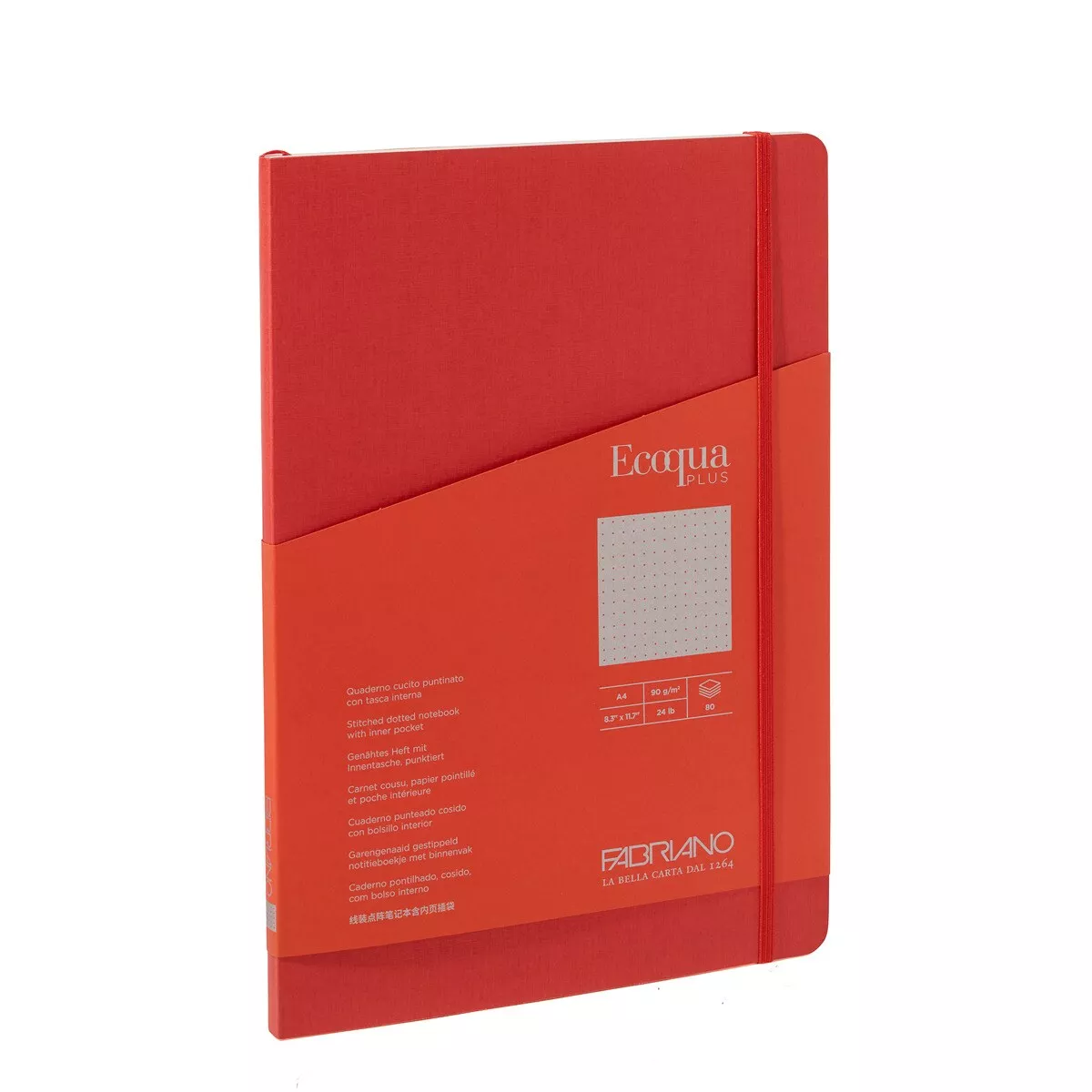 Fabriano Boutique - Libreta A4 Puntos Cosido Ecoqua Plus Rojo barato