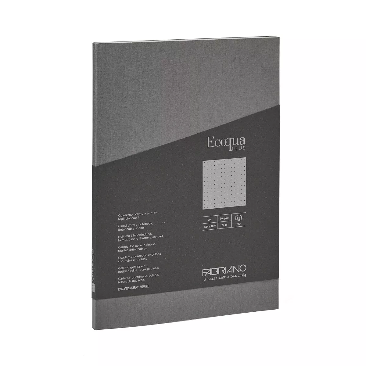 Fabriano Boutique - Libreta A4 Puntos Encolado Ecoqua Plus Antracita barato