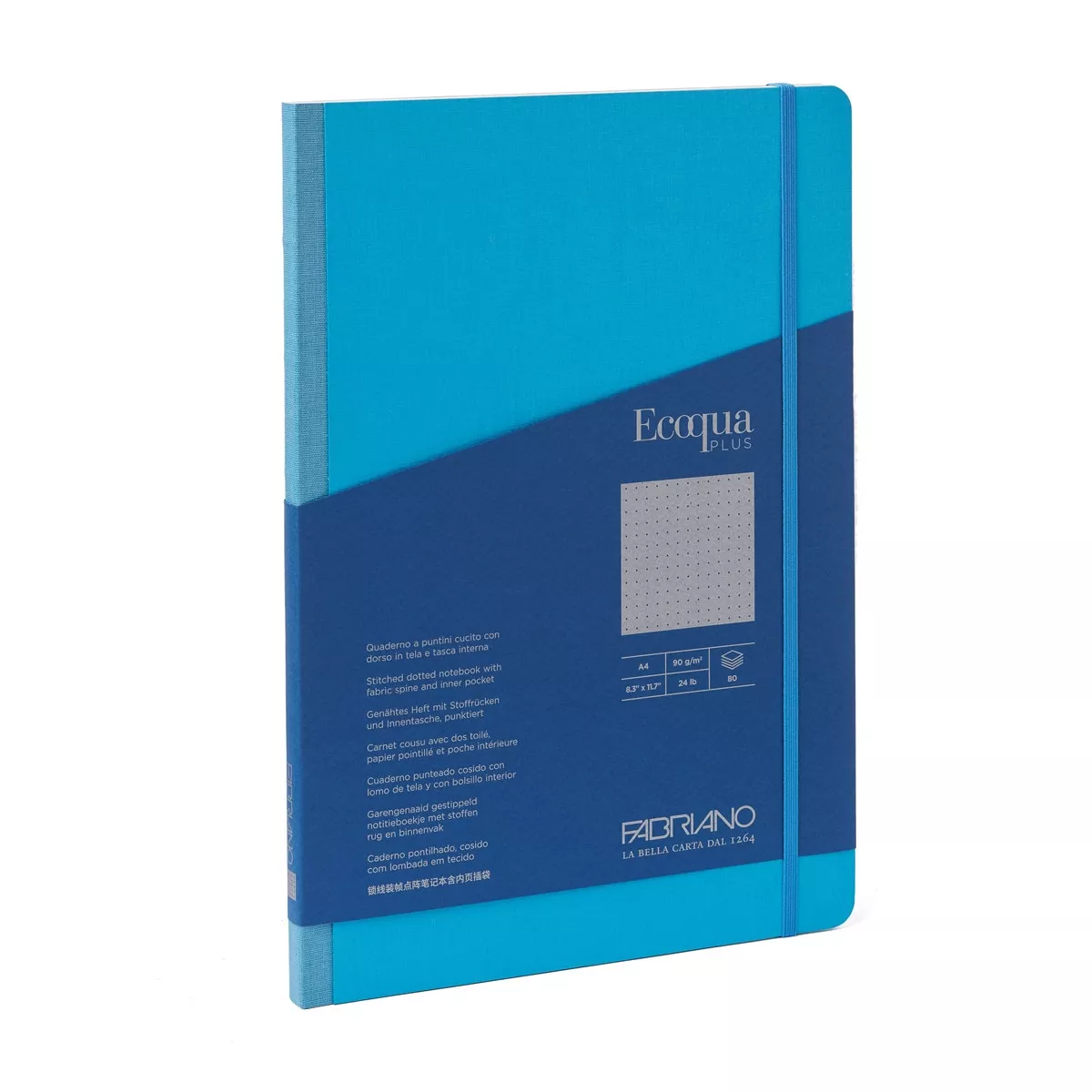 Fabriano Boutique - Libreta A4 Puntos Tejito Ecoqua Plus Turquesa barato