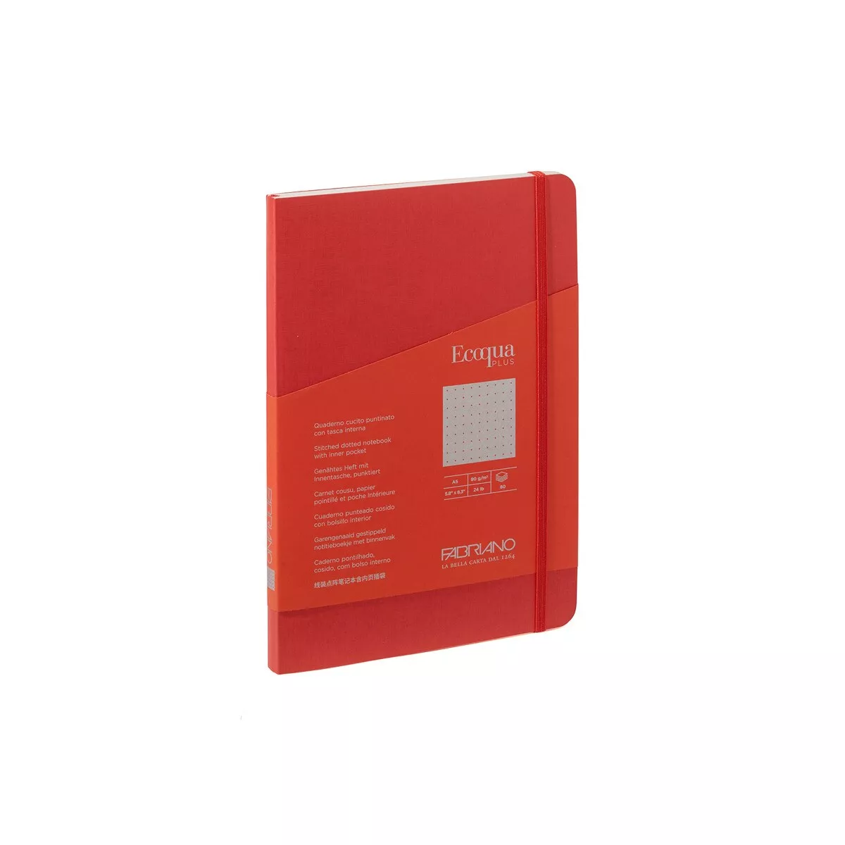 Fabriano Boutique - Libreta A5 Puntos Cosido Ecoqua Plus Rojo barato