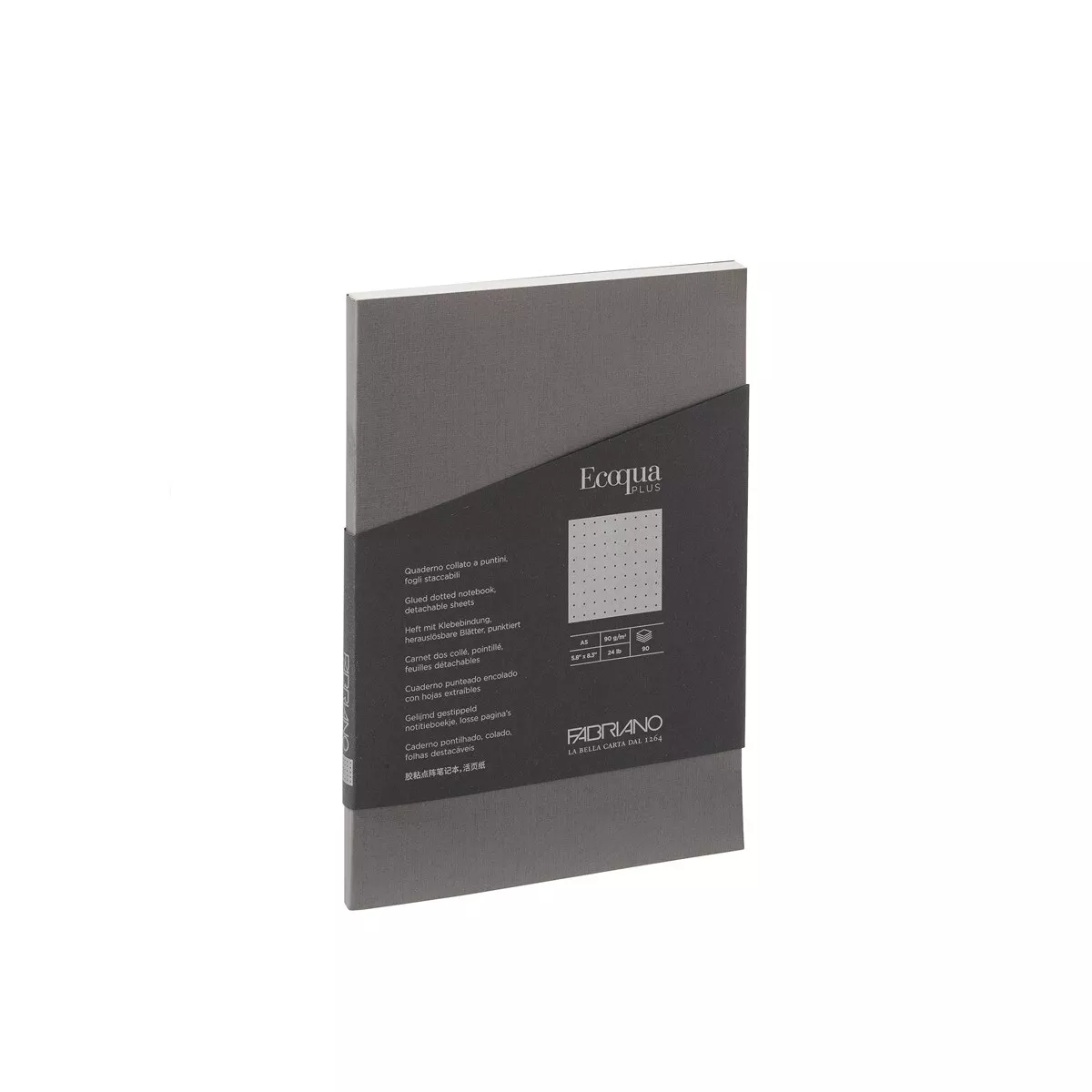 Fabriano Boutique - Libreta A5 Puntos Encolado Ecoqua Plus Antracita barato