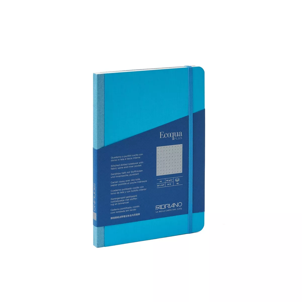Fabriano Boutique - Libreta A5 Puntos Tejito Ecoqua Plus Turquesa barato