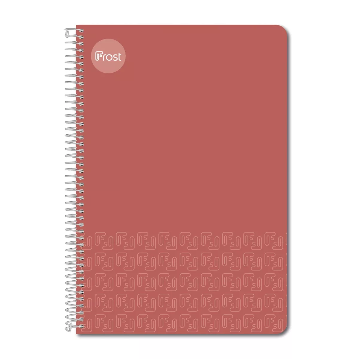 Frost - Cuaderno Espiral Folio Tapa Dura 80H Rojo barato