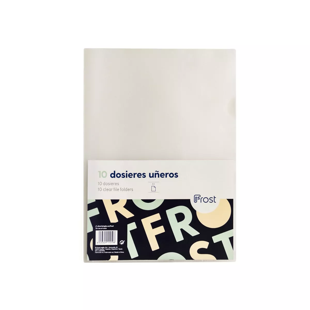 Frost - Pack 10 Dossieres Uñero A4 Transparentes barato