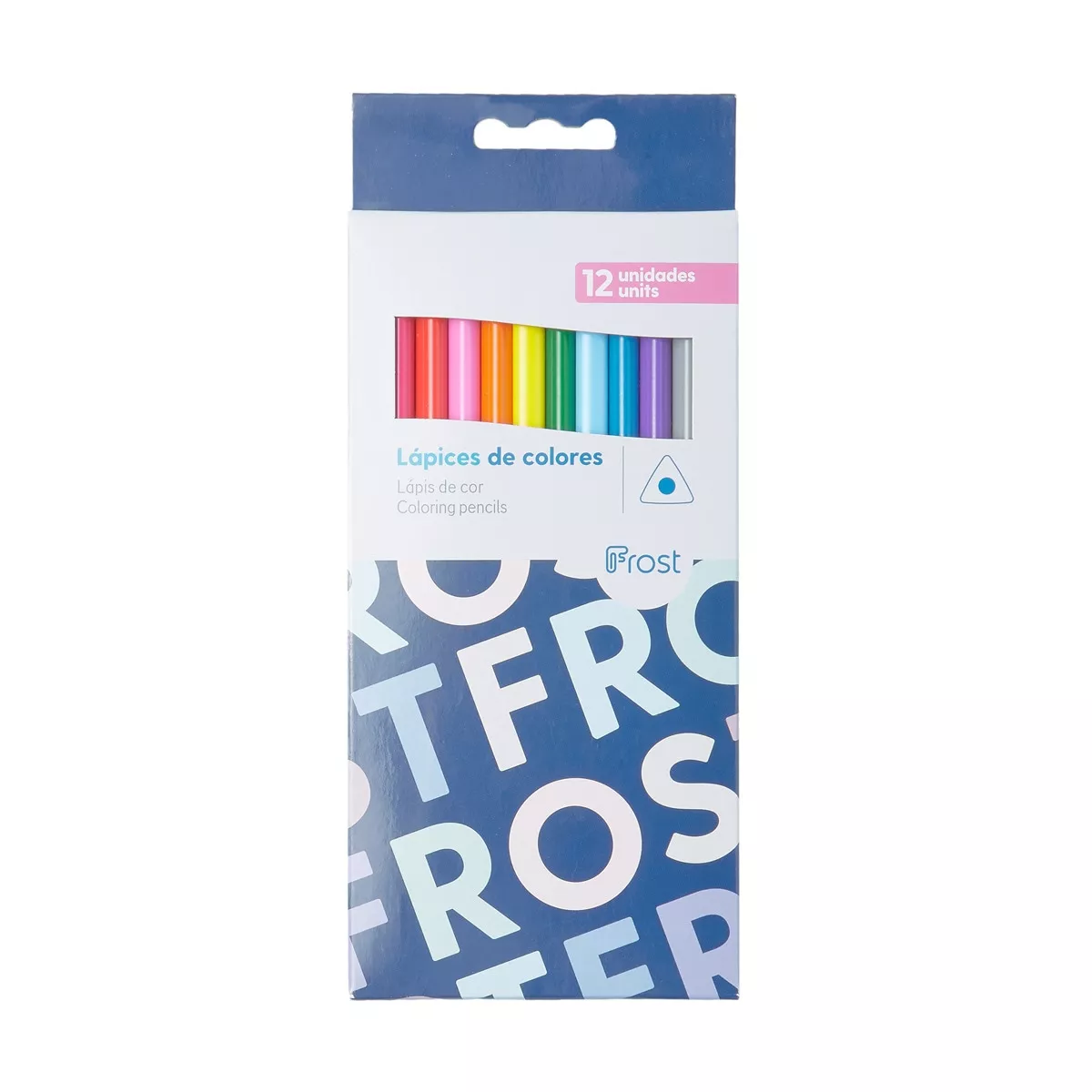 Frost - Pack 12 Lápices De Color Triangulares Multicolor barato
