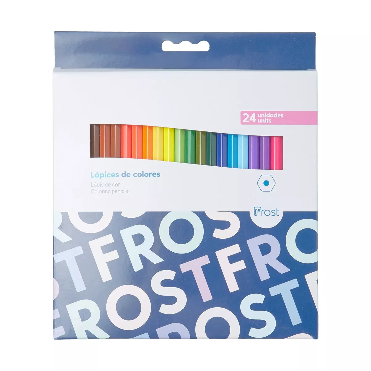 Frost - Pack 24 Lápices De Color Hexagonales Multicolor barato