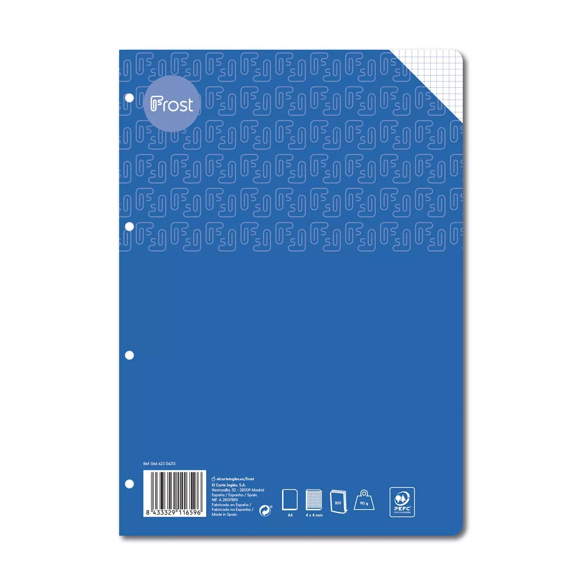Frost - Recambio A4 100H Azul En Oferta Frost - Recambio A4 100H Azul Barato