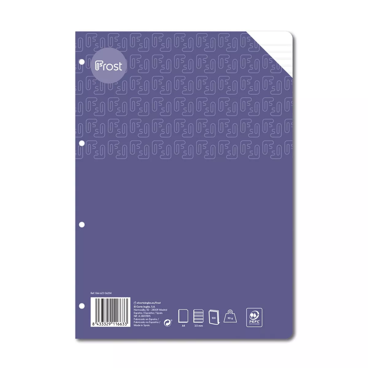 Frost - Recambio A4 100H Morado En Oferta Frost - Recambio A4 100H Morado Barato