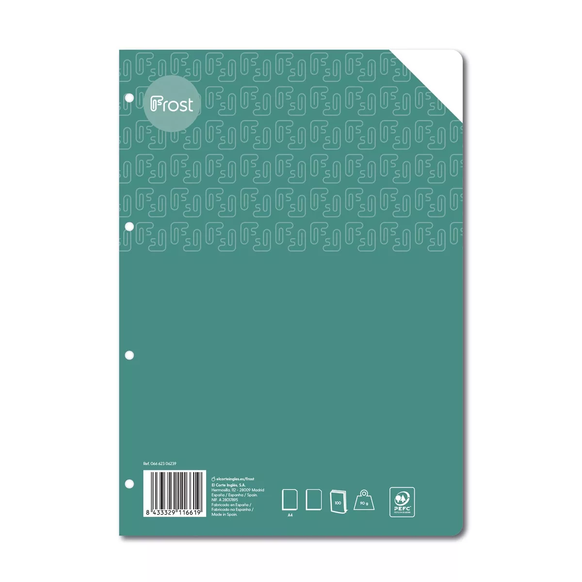 Frost - Recambio A4 100H Verde En Oferta Frost - Recambio A4 100H Verde Barato