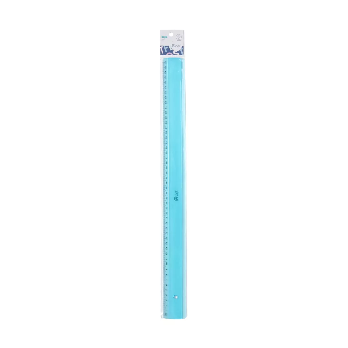 Frost - Regla 50 Cm Azul barato