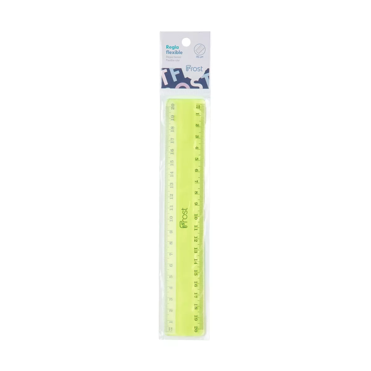 Frost - Regla Flexible 20 Cm Amarillo barato
