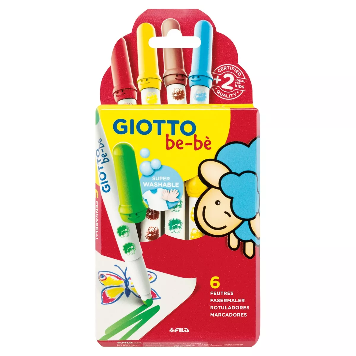 Giotto Be-Bè - Estuche 6 Súper Rotuladores barato