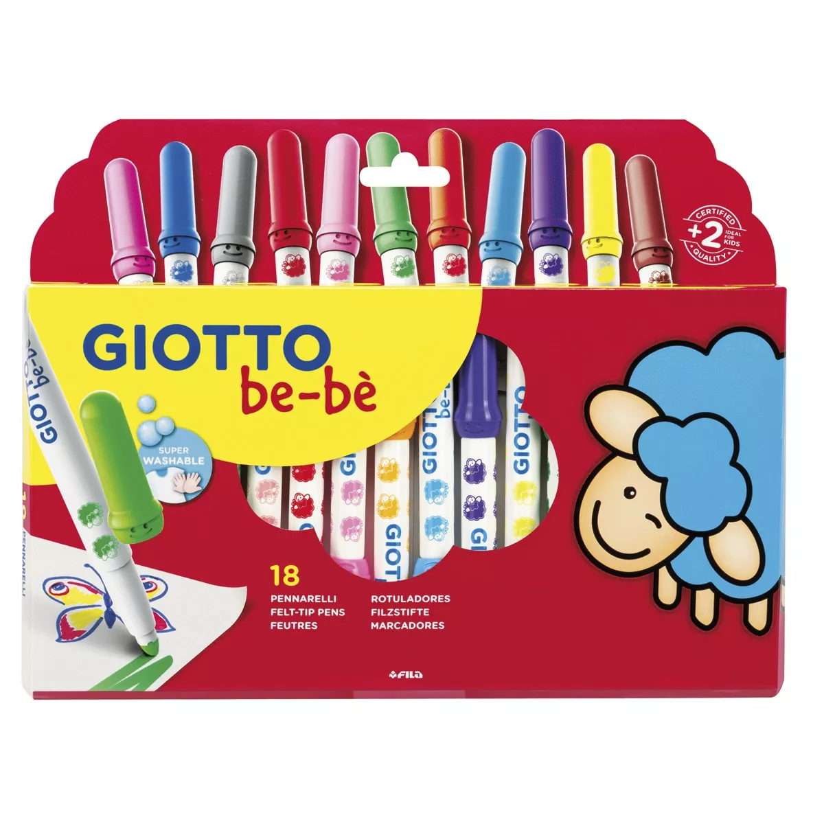 Giotto Be-Bè - Estuche Rotuladores 18 Unidades barato