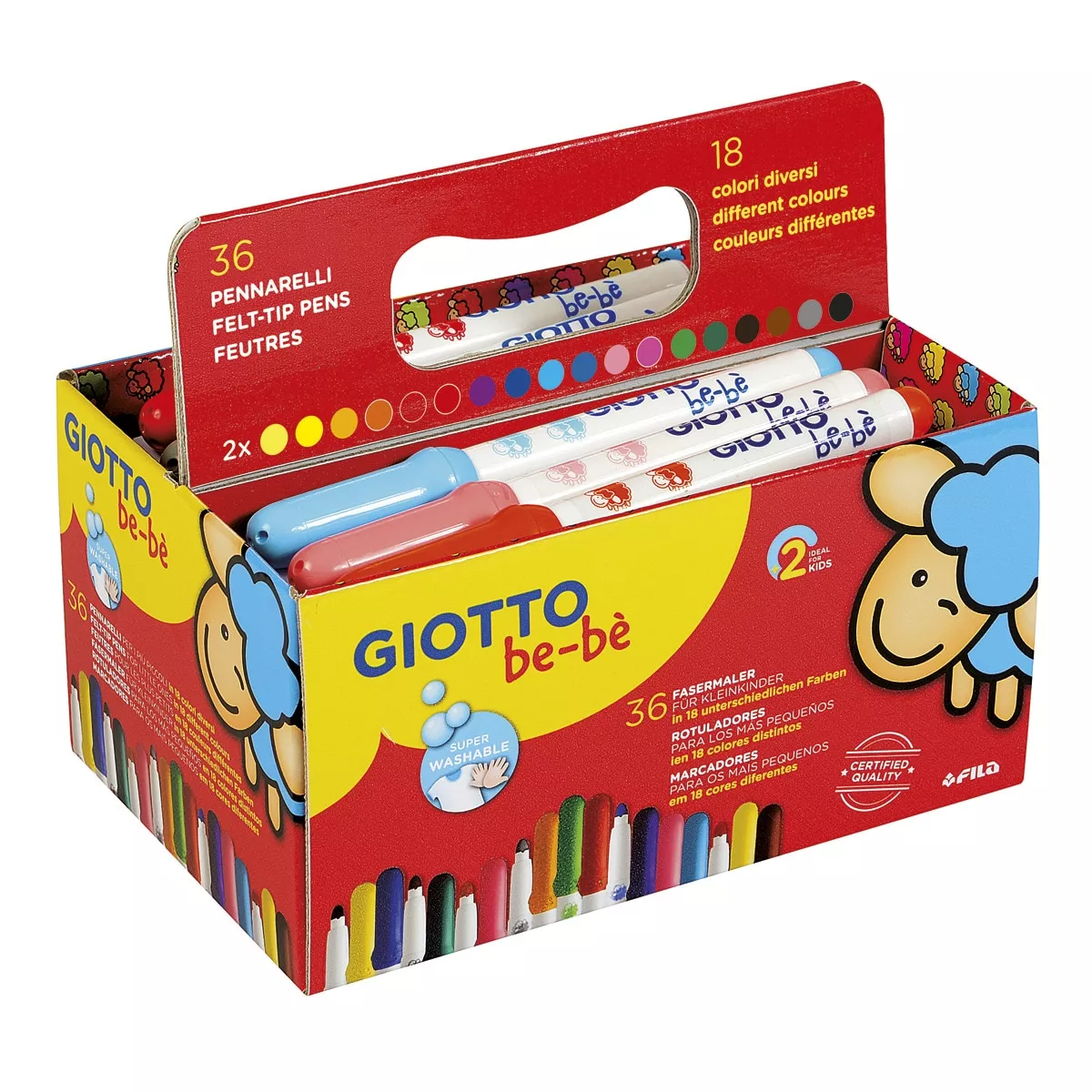 Giotto Be-Bè - Pack 36 Rotuladores Schoolpack barato