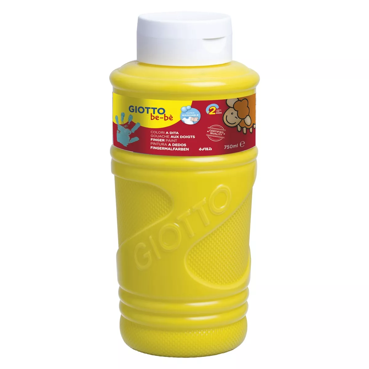 Giotto Be-Bè - Pintura A Dedos 750Ml , Amarillo En Oferta Giotto Be-Bè - Pintura A Dedos 750Ml