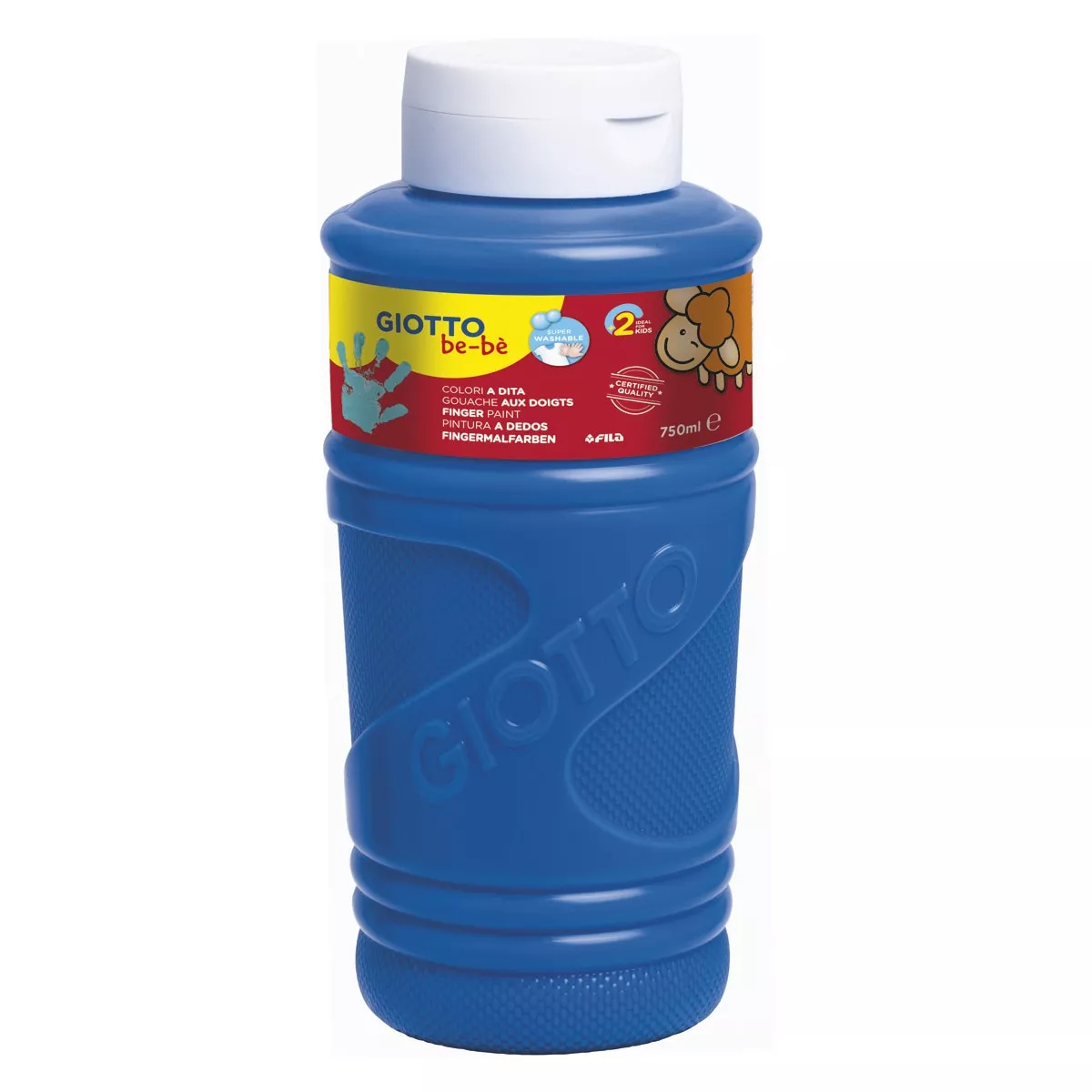 Giotto Be-Bè - Pintura A Dedos 750Ml , Azul En Oferta Giotto Be-Bè - Pintura A Dedos 750Ml